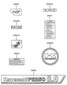 Part Location Diagram of KM-56031-2387 MTD Label-Manual